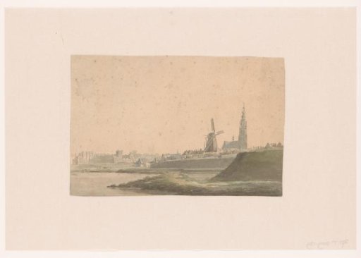 View of Breda from the river