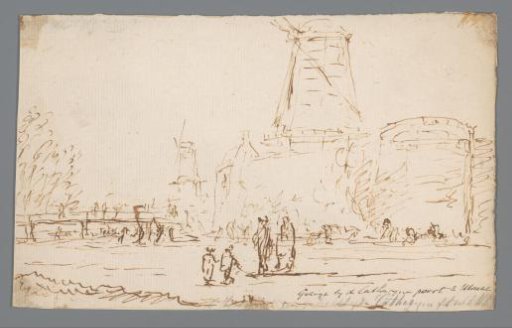View of the Catharijnepoort in Utrecht