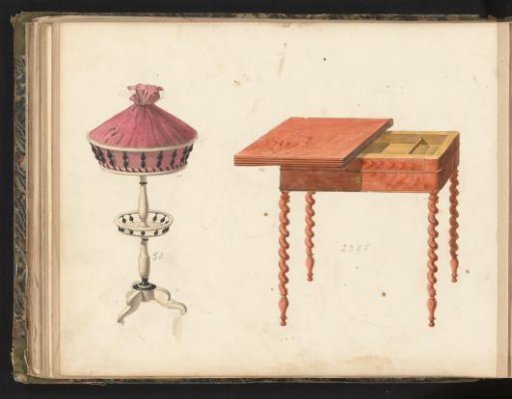 Design for a sewing table and a card table