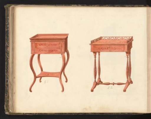 Design for a chest of drawers and a dressing table