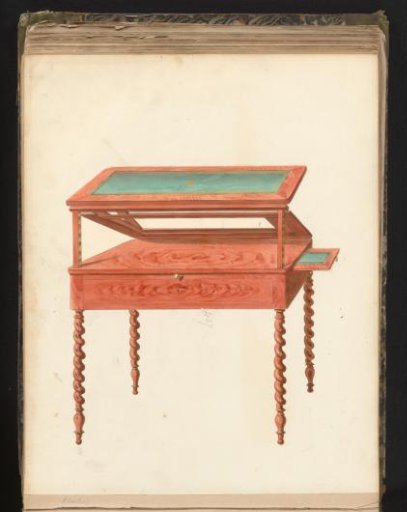Design for a drawing table for an architect