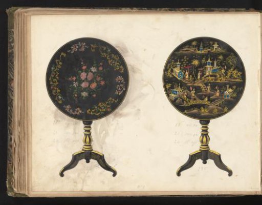 Two designs for tables