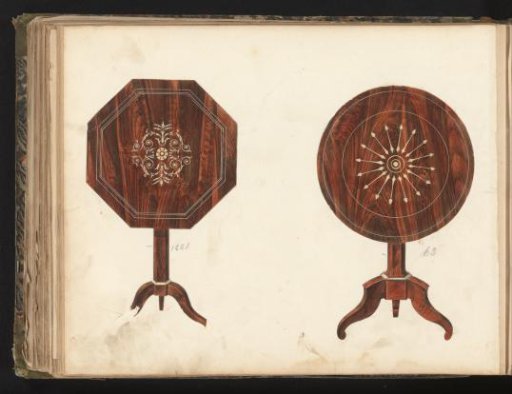 Two designs for gueridons