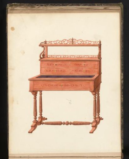 Design for a lady's desk