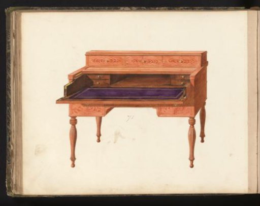 Design for a 'piano desk'