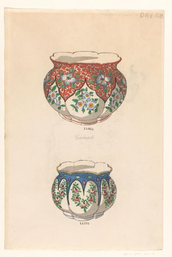 Two cachepots