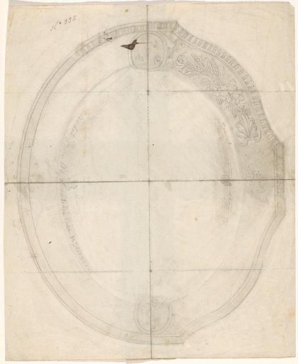 Design for a Dish with Grapevines and Ears of Corn, the Resurrection of Christ, a Figure in the Clouds, and Two Putti