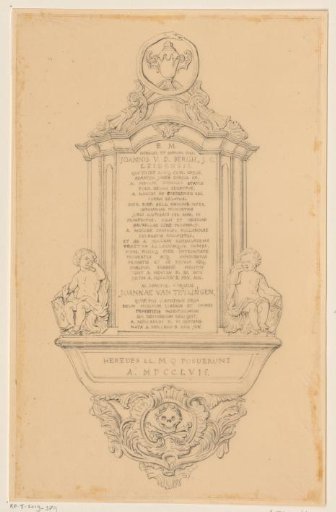 Monumental tomb for Johannes van den Bergh and his wife Joanna van Teylingen in Leiden