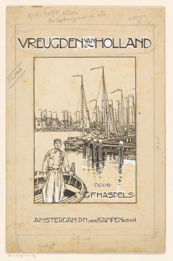 Binding design for: G.F. Haspels, Joys of Holland, 1900