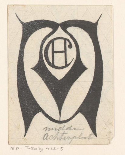 Binding design for: Cornélie Huygens, Barthold Meryan, 1899