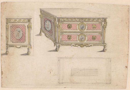 Commode from the workshop of Johann Gottlob Fiedler