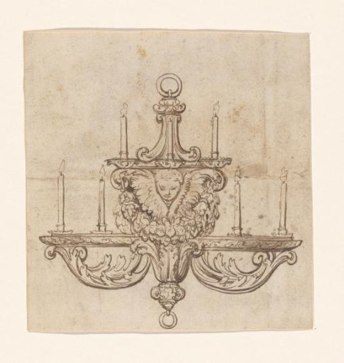 A chandelier or wall sconce