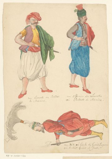 Soldier, officer and guard from Turkey