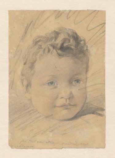 Portrait of a three-year-old child