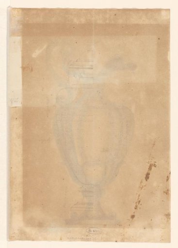 Left half of a lid vase