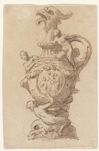 Vase with nude female figures