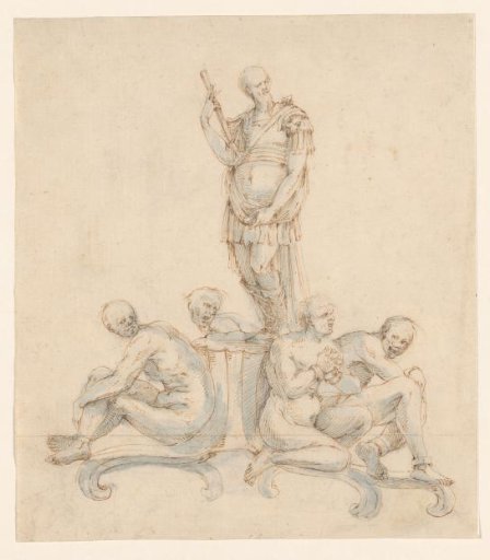 Design for a table setting or inkstand