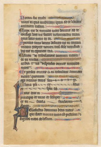 Leaf from a Psalter