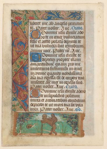 Leaf from a Book of Hours
