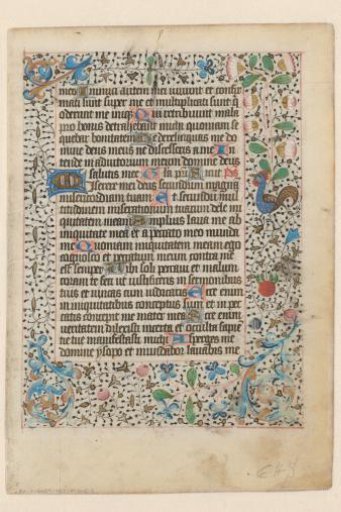 Leaf from an illuminated manuscript