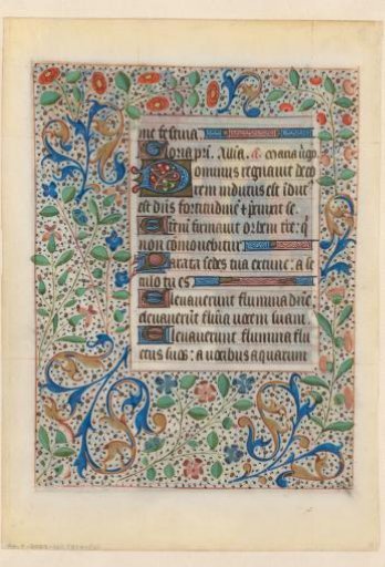 Leaf from a Book of Hours