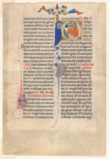 Leaf from a missal