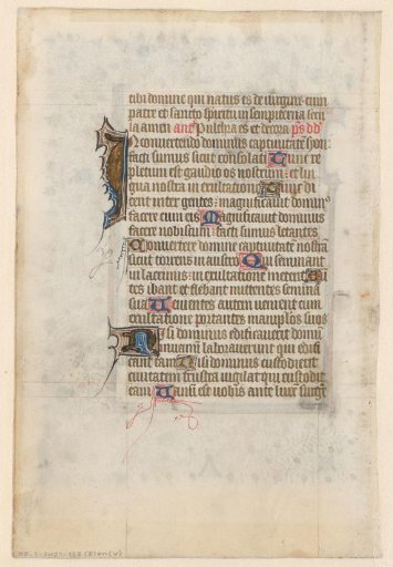 Leaf from a breviary or missal