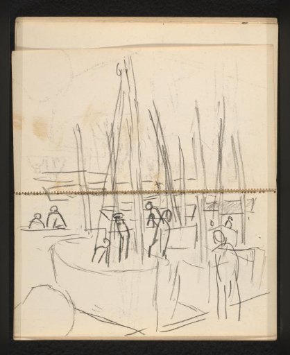 Harbour with Fishermen in Boats