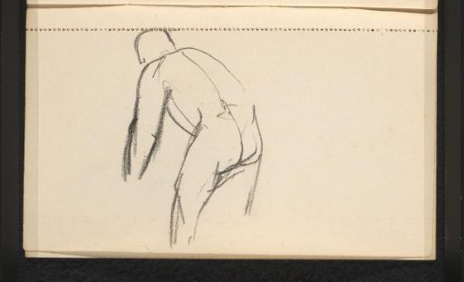 Bent-over figure