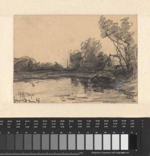 Landscape with water, presumably at Spaarndam