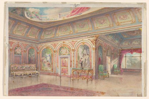 An Interior in Neo-Rococo Style