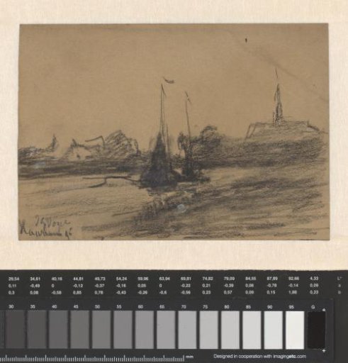 Boats on the Water near Haarlem
