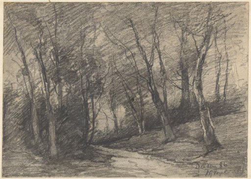 Landscape with trees at Delden