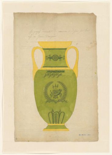 Design for a Sèvres porcelain vase