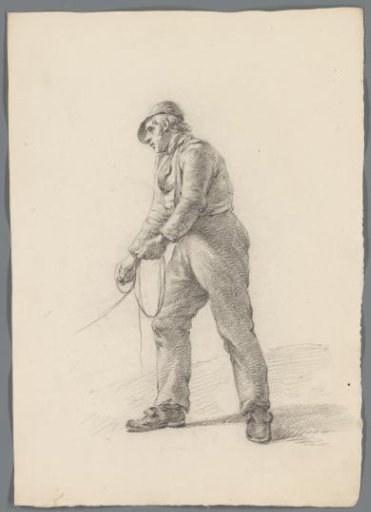Man with a rope in his hands