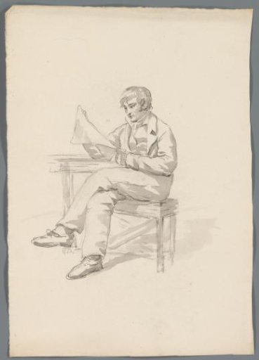 Seated Man with a Newspaper