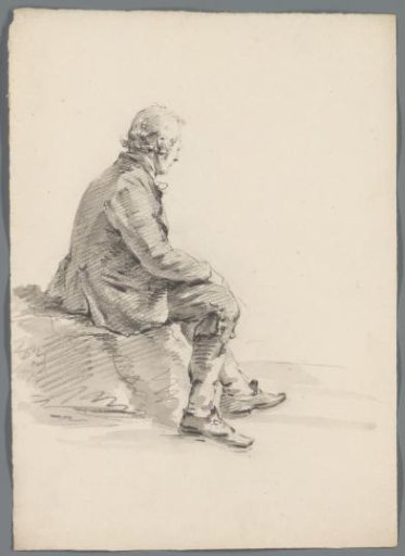Seated man