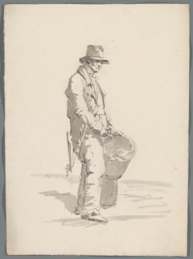 Man with a possible fish trap