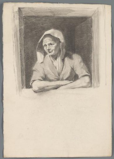 Woman in a Window Frame