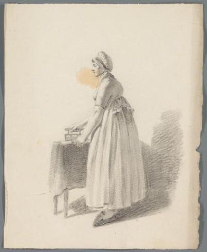 Woman Ironing
