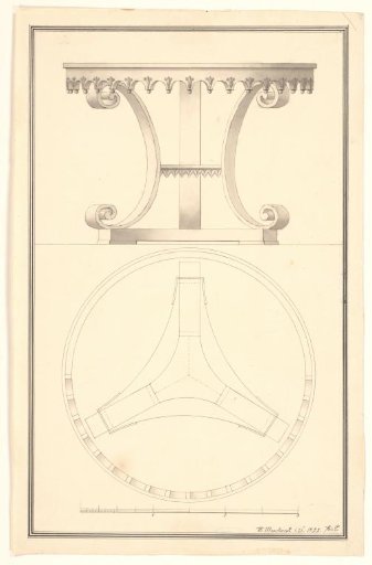 Design for a round table