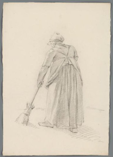 Woman Sweeping