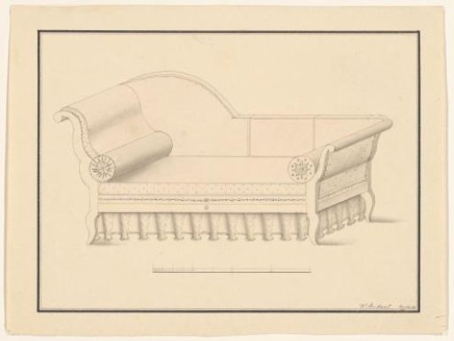 Design for an upholstered sofa