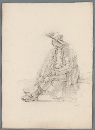 Seated man