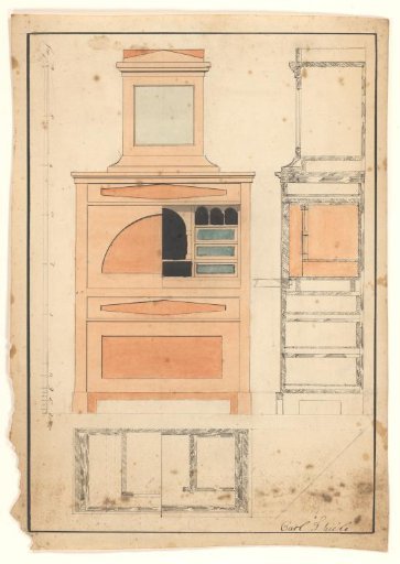 Design for a secretaire