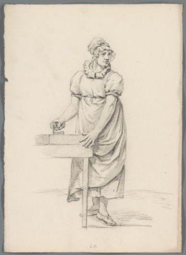 Ironing woman