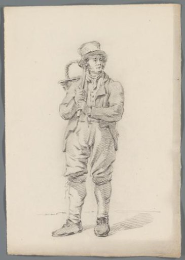 Man with a basket on his back