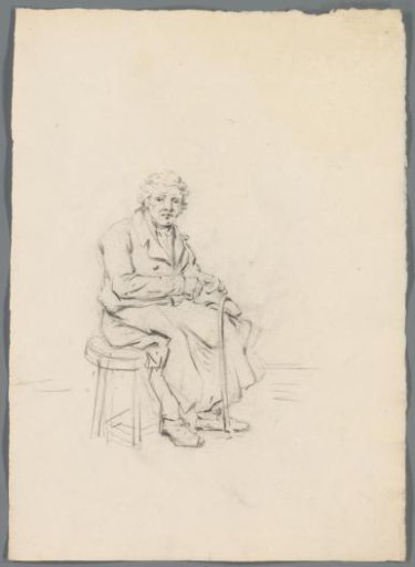 Seated man