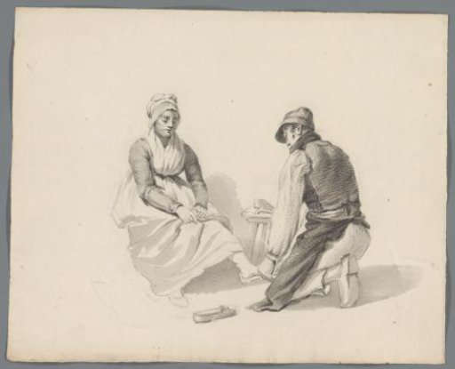 Woman at a Shoemaker's