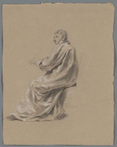 Seated Man in a Long Robe